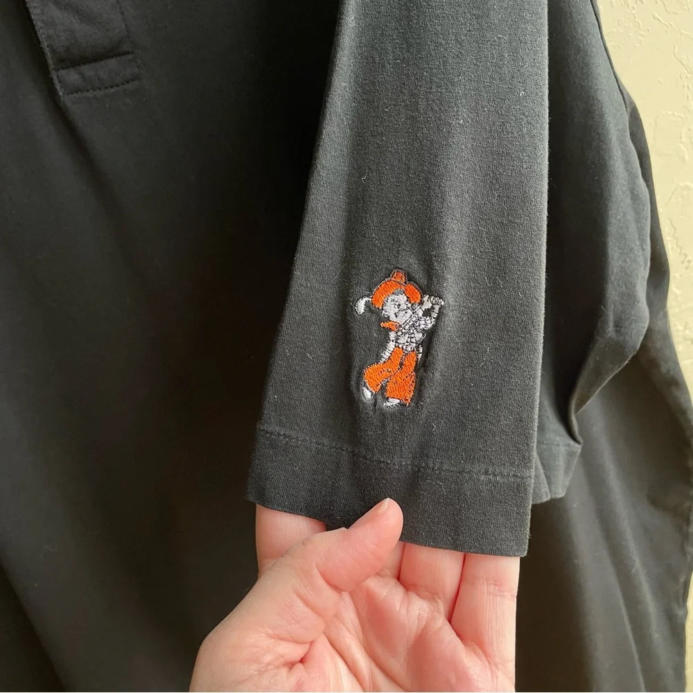 Men’s Polo Ralph Lauren Golf Polo XL Black Orange OSU Pistol Pete